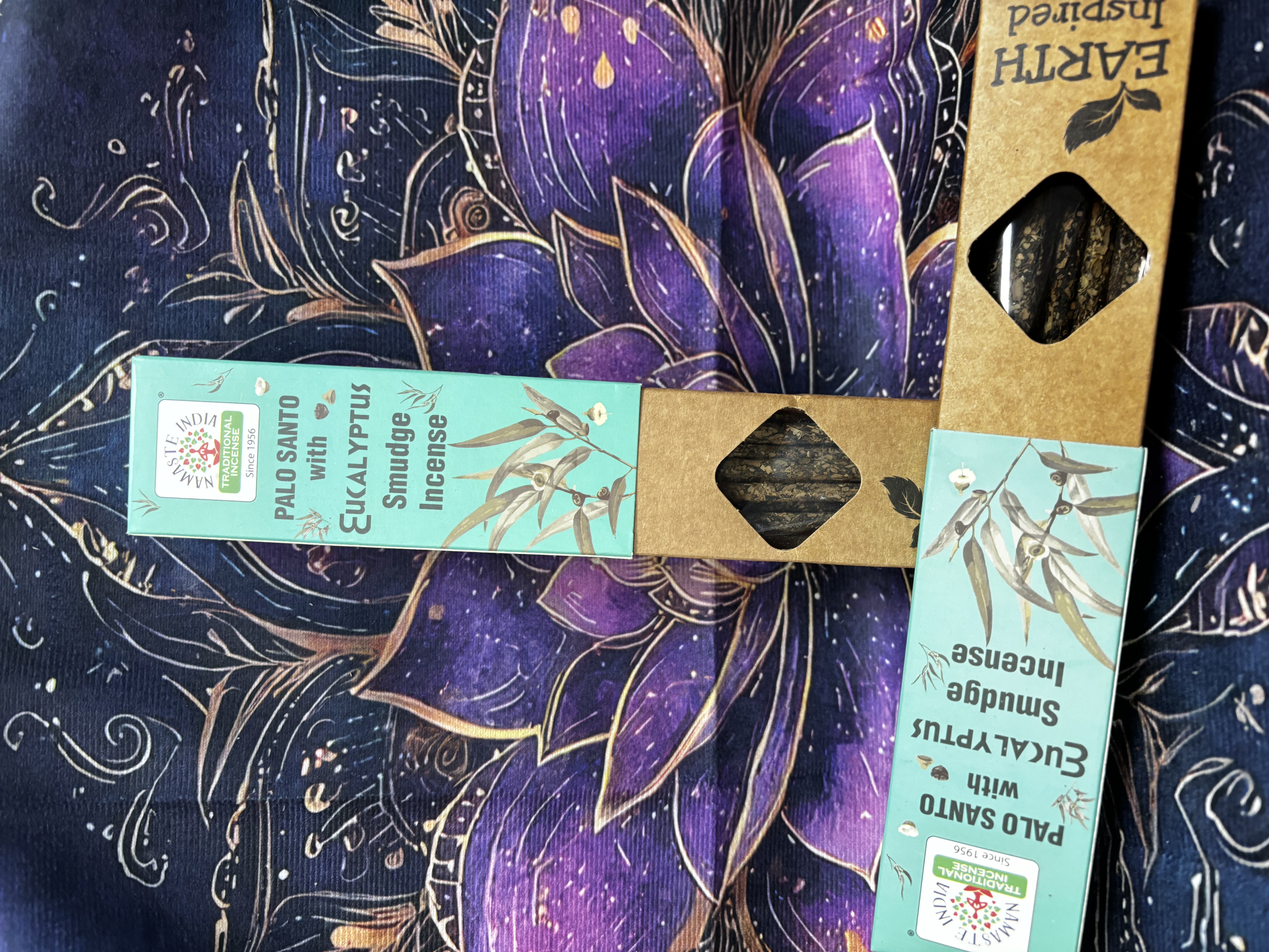 Incienso Palo Santo y Eucalipto