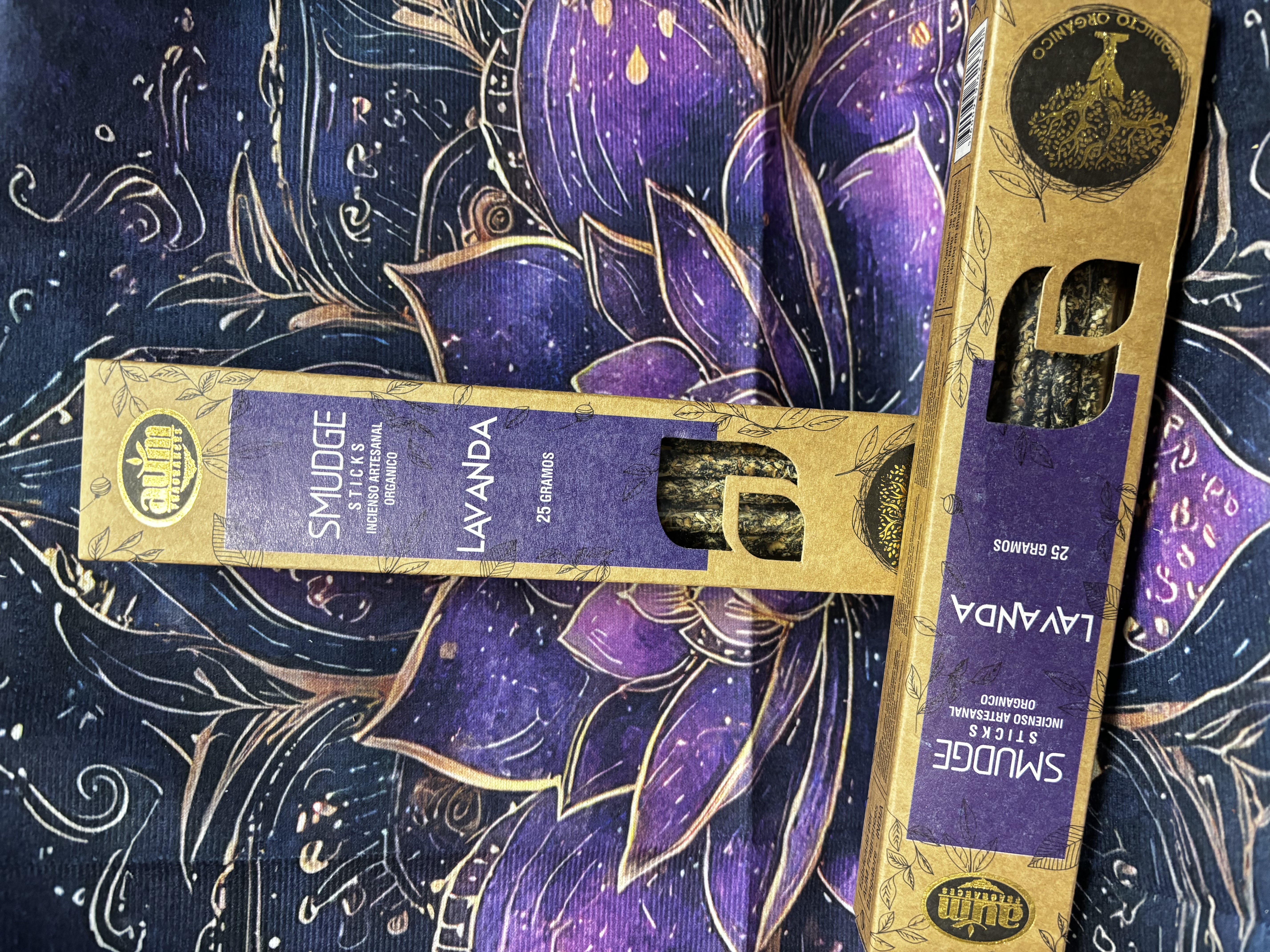 Incienso orgánico aum lavanda